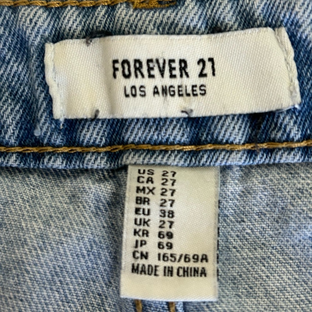 Forever 21 Blue Jean Shorts - Picture 6 of 6